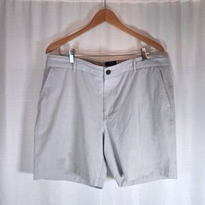 Faherty All Day Shorts‎ Mens 36 Beige Casual Walking Flat Front Recycled Blend